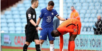 Edouard Mendy: Chelsea keeper makes “huge improvement” from injury before Champions League final