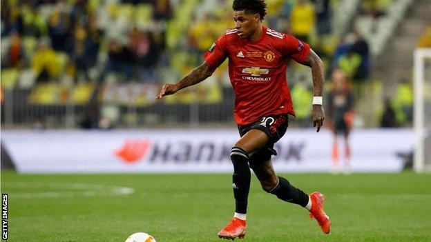 Rashford receives 'at least 70 racial slurs' on social media