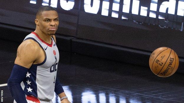Wizards' Westbrook wants action after popcorn incident with fan
