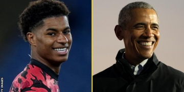 'Quite surreal' – Man Utd forward Rashford speaks to former US president Obama