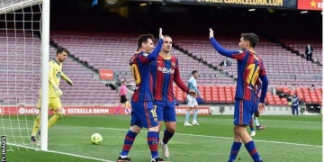 Messi's new Barca deal 'not done yet' but 'things going well', says club chief Laporta