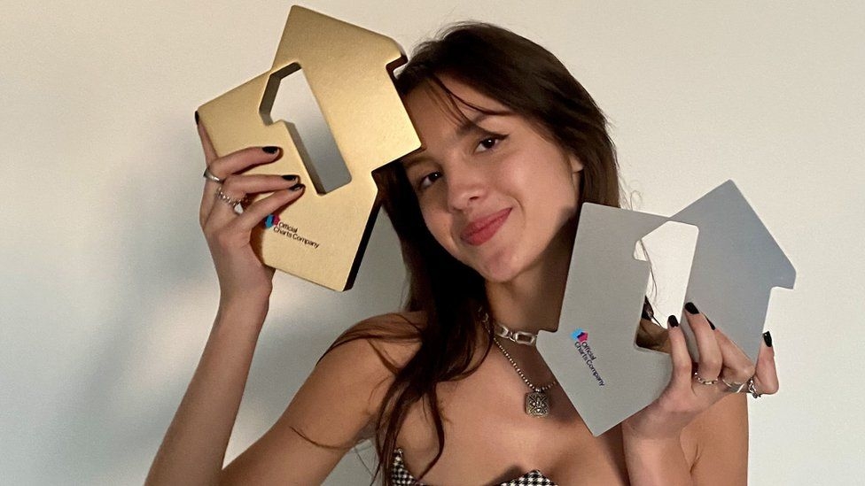 Olivia Rodrigo becomes the youngest solo artist to score UK chart double