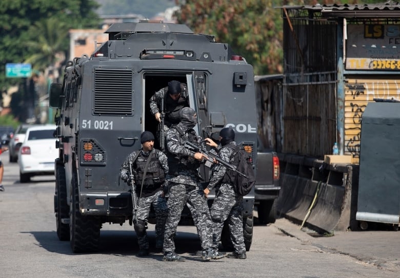 Brazilian police raid in Rio slum leaves 25 dead, authorities say