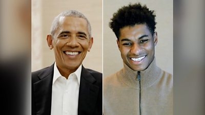 Barack Obama: 'Marcus Rashford is way ahead of where I was at 23'