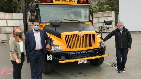 Electric school buses hit the road in B.C.