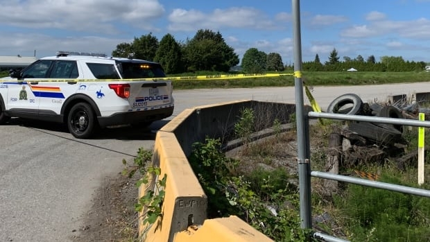 Man arrested after human remains found burning in Surrey ditch: police