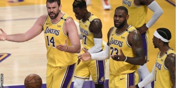 NBA play-off round-up: Reigning NBA champions the Los Angeles Lakers lose in play-offs
