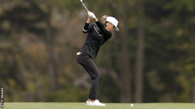 US Women's Open: Mel Reid shares opening round lead with teenager Megha Ganne