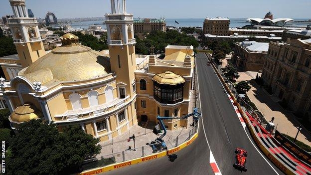 Max Verstappen fastest in Azerbaijan Grand Prix first practice