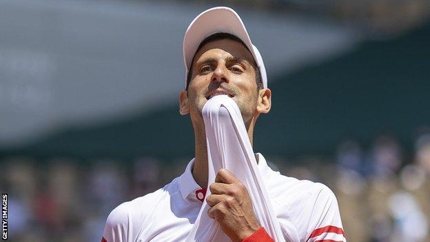 Djokovic survives huge scare against teenager Musetti in Paris