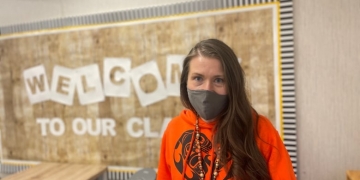 B.C. schools remember Kamloops residential school children by colouring paper eagle feathers for display