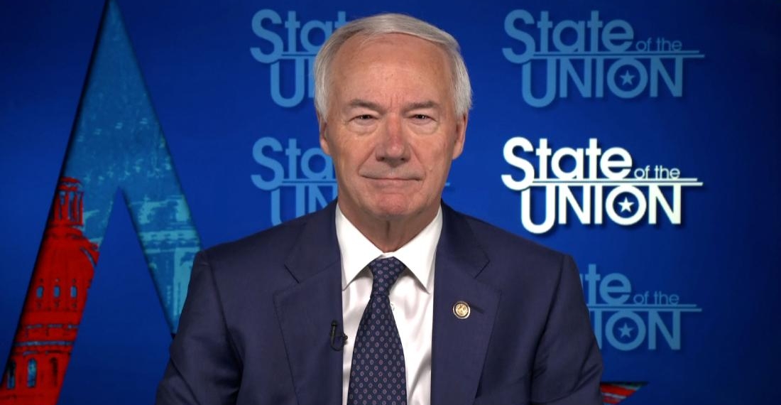Arkansas' governor defends decision to approve a statewide ban on mask mandates