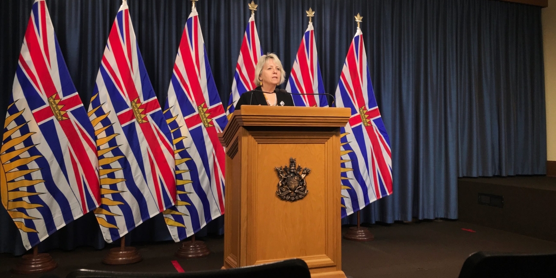 British Columbia reports 1,975 new COVID19 cases; 7 day case average declining