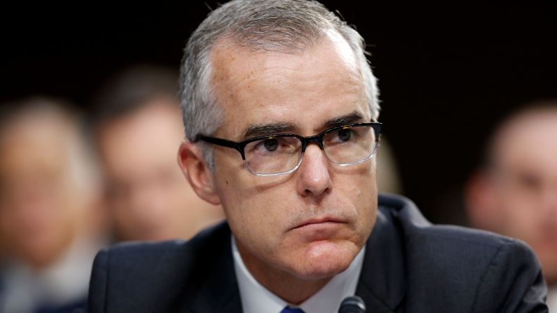 McCabe says his and Comey's selection for 'rigorous' IRS audits should be investigated
