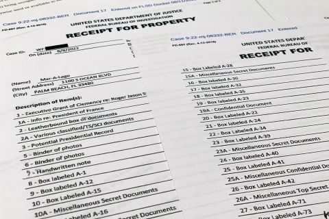 The latest on Trump Mar-a-Lago search documents